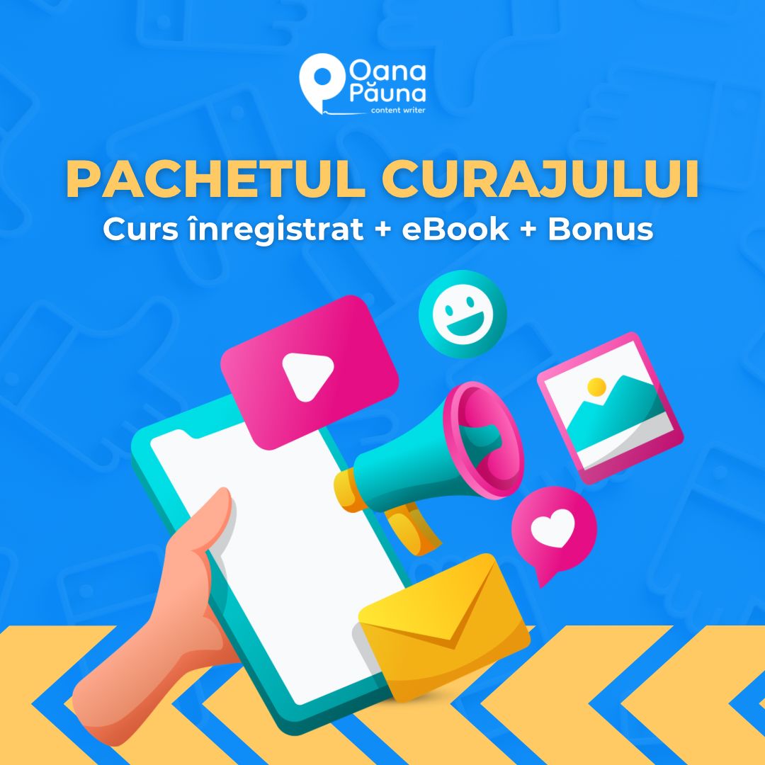 „Pachetul Curajului” – Curs înregistrat + eBook + Bonus