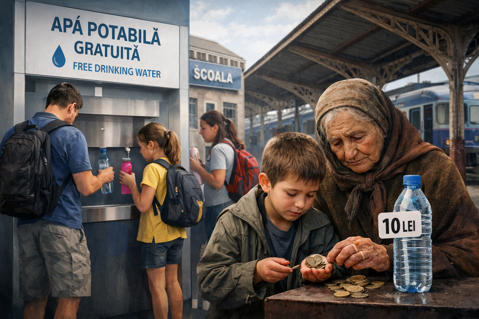 apă potabilă gratuită românia